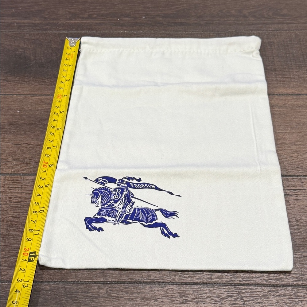 Burberry Horse Icon Dustbag (approx 12"H x 9"L)